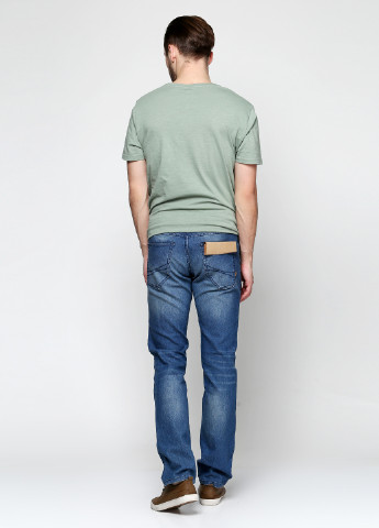 Синие демисезонные джинсы Solid