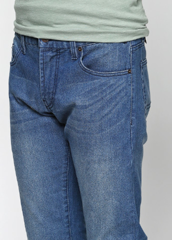Синие демисезонные джинсы Solid