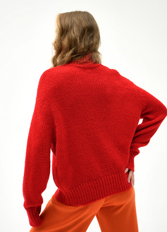 Червоний зимовий светр Sewel