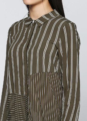 Оливковая (хаки) демисезонная блуза Numph