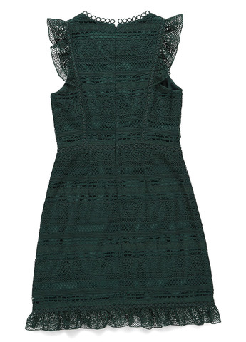 Темно-зеленое кэжуал платье J.Crew однотонное