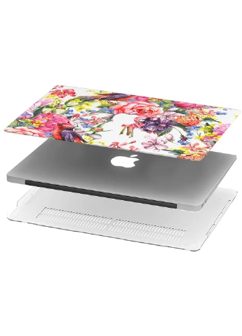 Чехол пластиковый для Apple MacBook Pro 16 A2141 Цветы и птицы (Flowers & Birds) (9494-1875) MobiPrint (218525077)