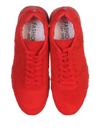 Красные демисезонные кроссовки Mengfuna