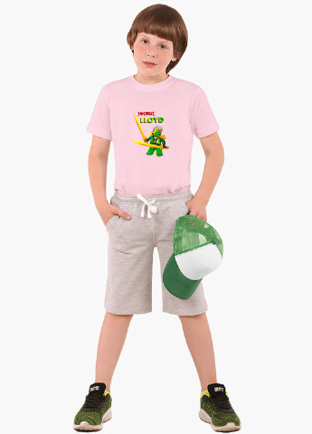 Розовая демисезонная футболка детская ллойд гармадон лего ниндзяго (lloyd montgomery garmadon lego ninjago masters of spinjitzu)(9224-2641) MobiPrint