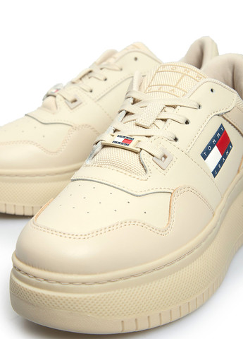 Бежевые кеды Tommy Jeans