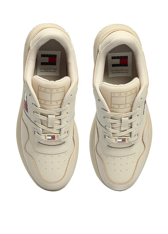 Бежевые кеды Tommy Jeans