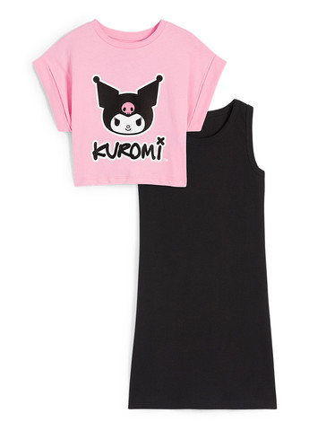 Комбинированный летний комплект (футболка, платье) C&A