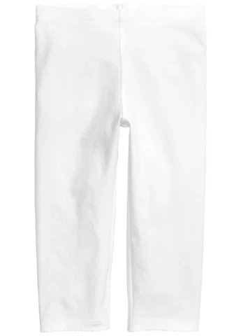Белые демисезонные леггинсы H&M