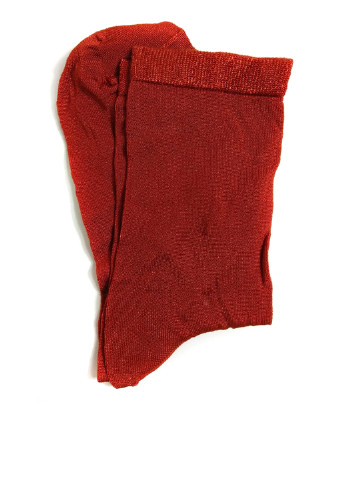 Шкарпетки Cos однотонні темно-червоні повсякденні