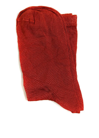 Шкарпетки Cos однотонні темно-червоні повсякденні