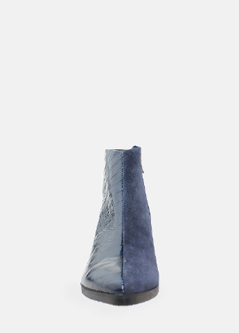 Осенние ботинки rc0127b-4056 синий Crisma из натуральной замши