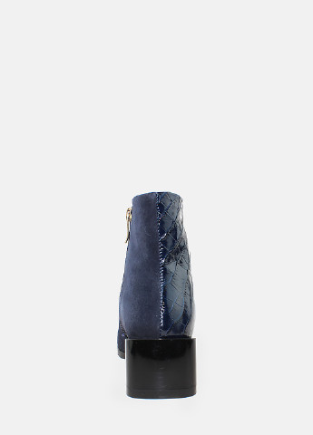 Осенние ботинки rc0127b-4056 синий Crisma из натуральной замши