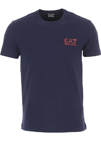 Синяя футболка EA7