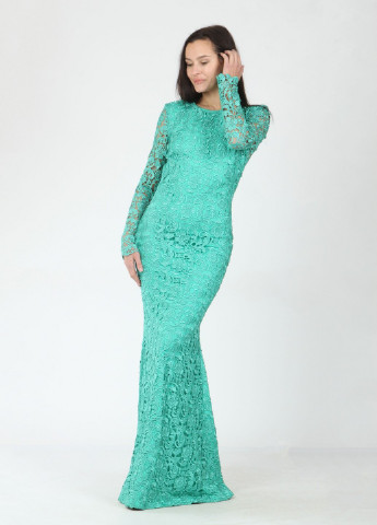 Зелена вечірня плаття, сукня Enna Levoni однотонна