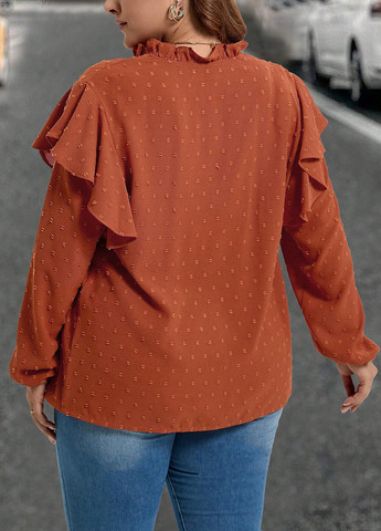 Помаранчева блуза SHEIN