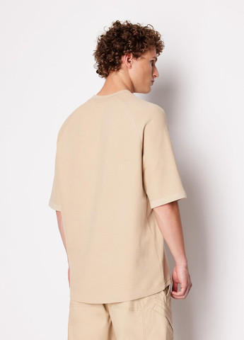 Бежевая футболка Armani Exchange