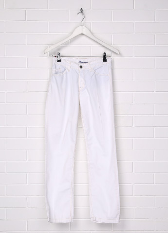 Белые демисезонные зауженные джинсы Barnum