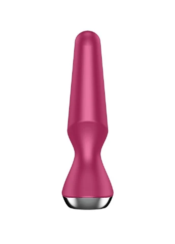 Анальная вибропробка Plug-ilicious 2 Berry Satisfyer (252607183)