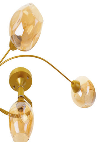 Люстра з золотистим покриттям на 4 лампочки BR-01 612C/4 E27 G Brille (247209175)