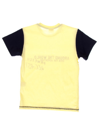 Жовта літня футболка з коротким рукавом Busen