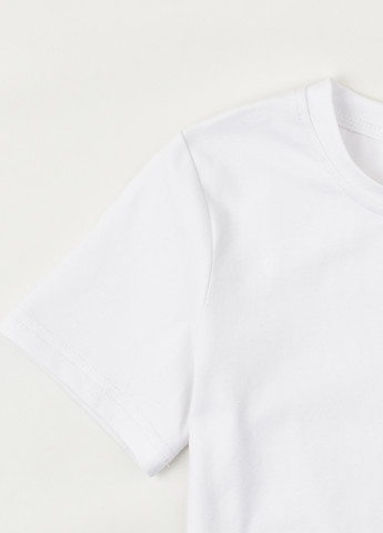 Белая летняя футболка Garnamama