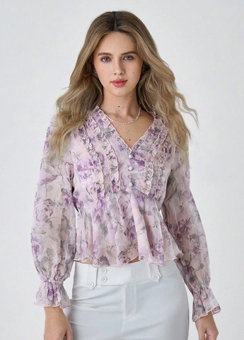 Світло-рожева блуза SHEIN