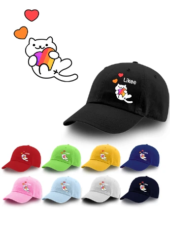 Кепка Лайк Котик (Likee Cat) (9273-1039) MobiPrint (216961732)