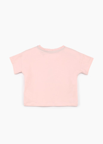 Персиковая летняя футболка Toontoy