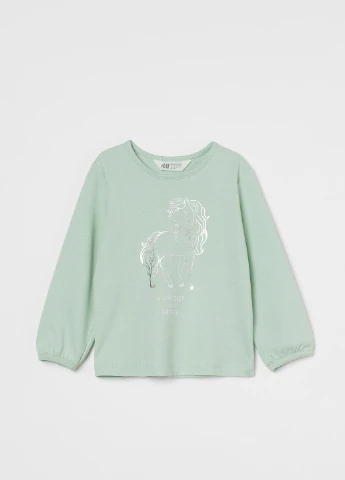 H&M світшот демісезон,м'ятний, м'ятний