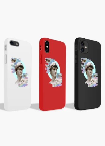Чехол силиконовый Apple Iphone 8 Давид Ренессанс (David Renaissance) (6151-1584) MobiPrint (219485601)