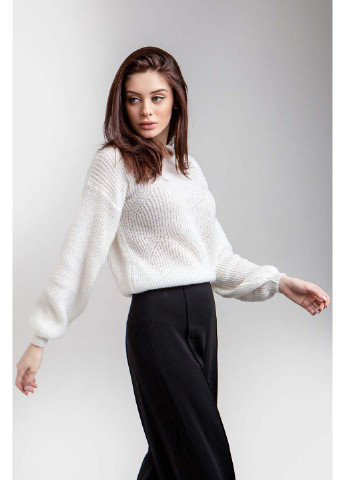 Белый демисезонный джемпер SL-Fashion