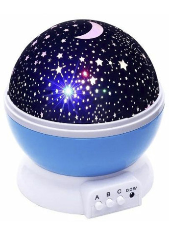 Ночник проектор звездного неба Star Master детский круглый Синий XO (241274330)