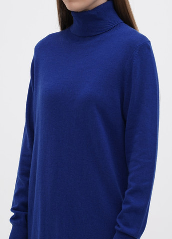 Синее кэжуал платье платье-свитер Michael Kors однотонное