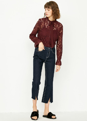 Бордова блуза Only