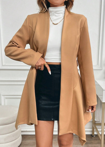 Пісочне демісезонне Пальто SHEIN