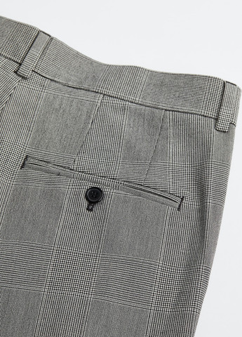 Черно-белые классические, кэжуал демисезонные классические брюки H&M