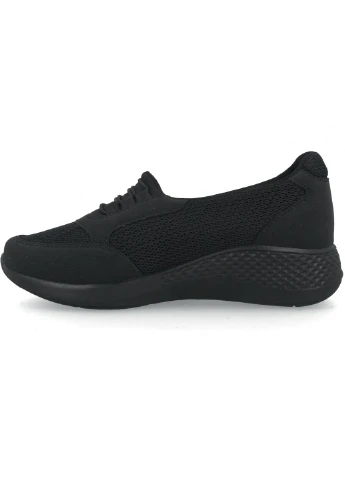 Жіночі лас еспадріллас Las Espadrillas | чорні однотонні текстиль (239482730)