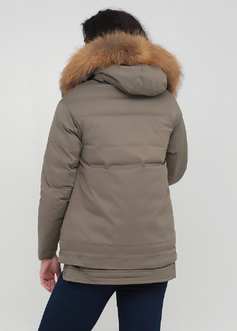 Оливковая (хаки) зимняя куртка Vinacly