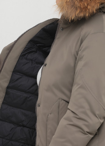 Оливковая (хаки) зимняя куртка Vinacly