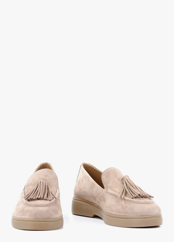 Le'BERDES Туфлі лофери бежевий з натуральна замша, україна — демісезон (302137727)