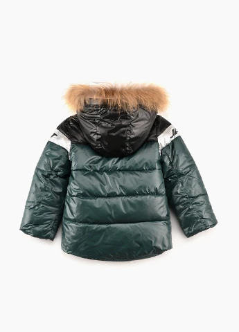 Зелена зимня куртка No Brand