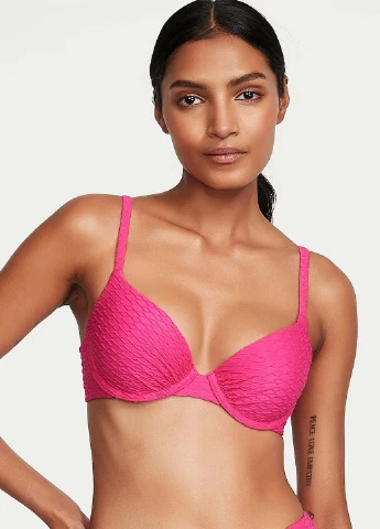 Рожевий літній купальник (ліф, труси) роздільний Victoria's Secret