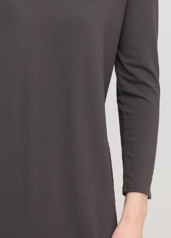 Темно-сіра кежуал плаття, сукня Eileen Fisher однотонна