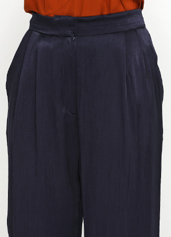 Синие кэжуал летние классические брюки H&M