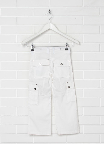 Белые кэжуал летние брюки прямые GF Ferre