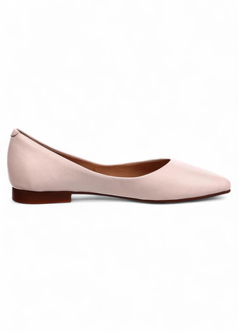 Женские балетки Maria Tucci | пудровые однотонные без декора натуральная кожа (333057502)