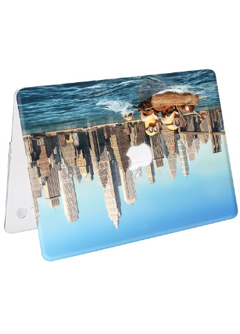 Чехол пластиковый для Apple MacBook Air 13 A1466 / A1369 Миньоны в Нью Йорке (6351-2564) MobiPrint (218858470)