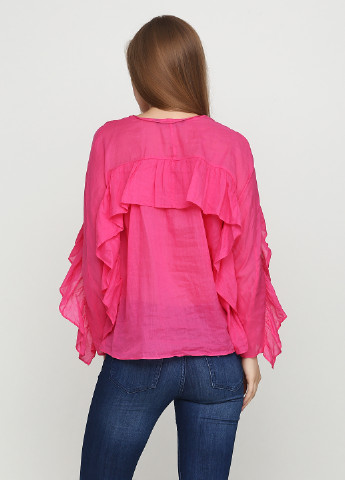 Розовая демисезонная блуза Zara