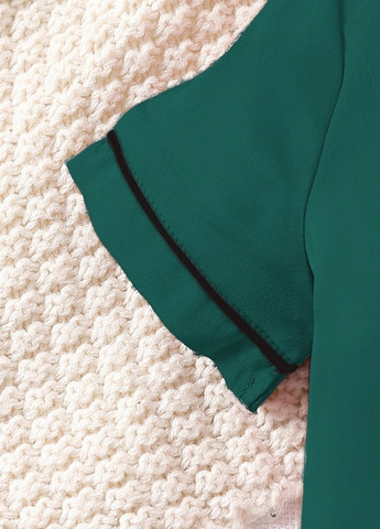 Смарагдова всесезон піжама (сорочка, шорти) сорочка + шорти SHEIN