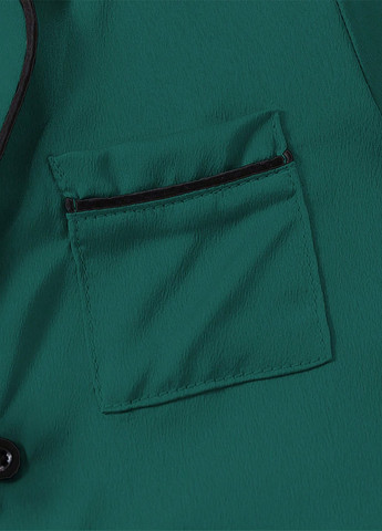 Смарагдова всесезон піжама (сорочка, шорти) сорочка + шорти SHEIN